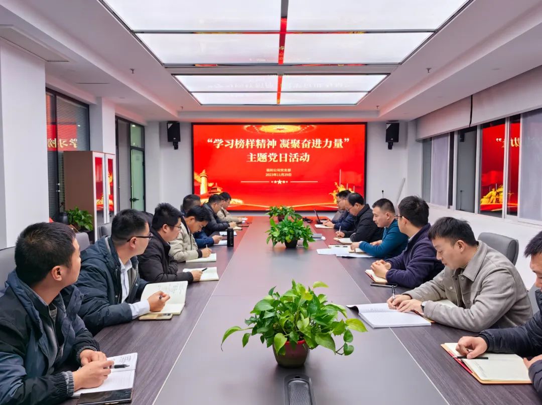 載和公司黨支部開展“學(xué)習(xí)榜樣精神 凝聚奮進(jìn)力量”主題黨日活動